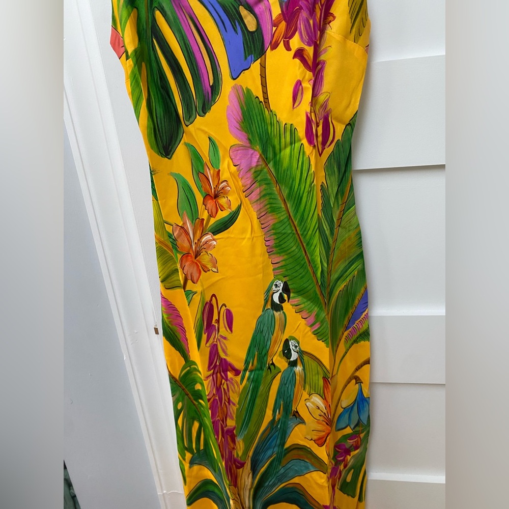 Farm Rio Colorful Tropical maxi slip dress - Picture 4 of 11